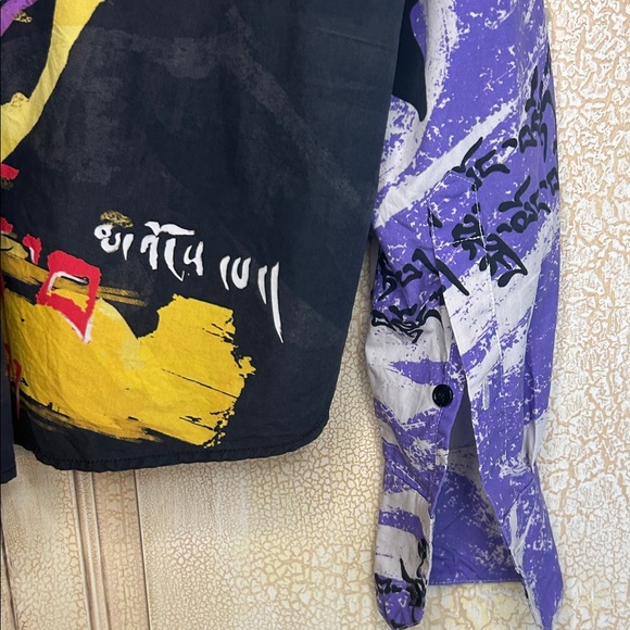 Mukzin Designer Women’s Button Up Long Sleeve Shirt - Size Medium - Picture 8 of 11